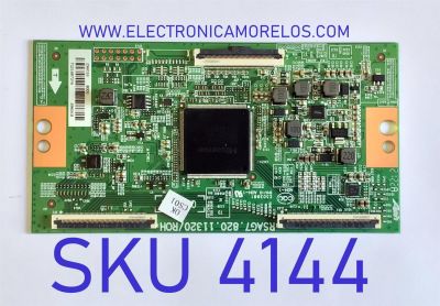T-CON PARA TV HISENSE TV QLED / NUMERO DE PARTE 296018 / RSAG7.820.11320/ROH / E383981 / PANEL / DISPLAY HV750QUB-F91 / MODELOS 75R6E1 / 75U6G 75A62GUA / 75R6E4